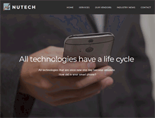 Tablet Screenshot of nutech.net